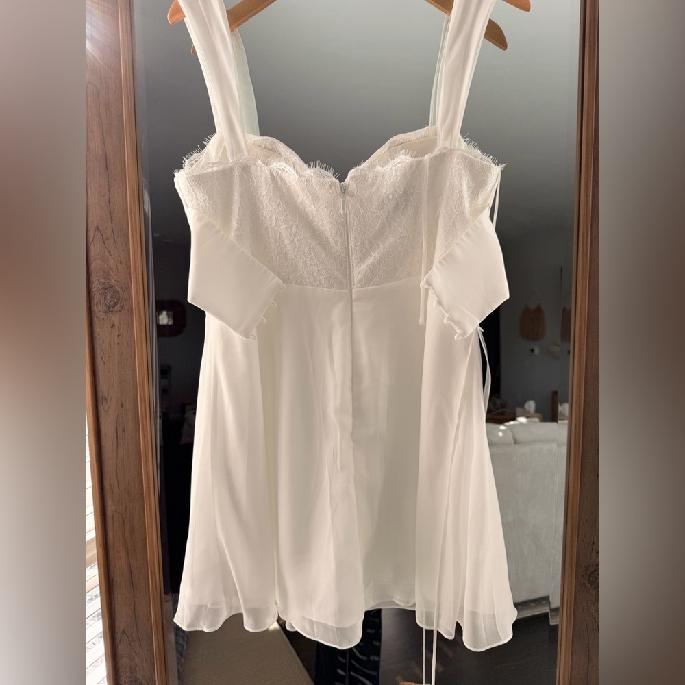 Azazie Scarlette White Diamond Dress - Picture 13 of 14